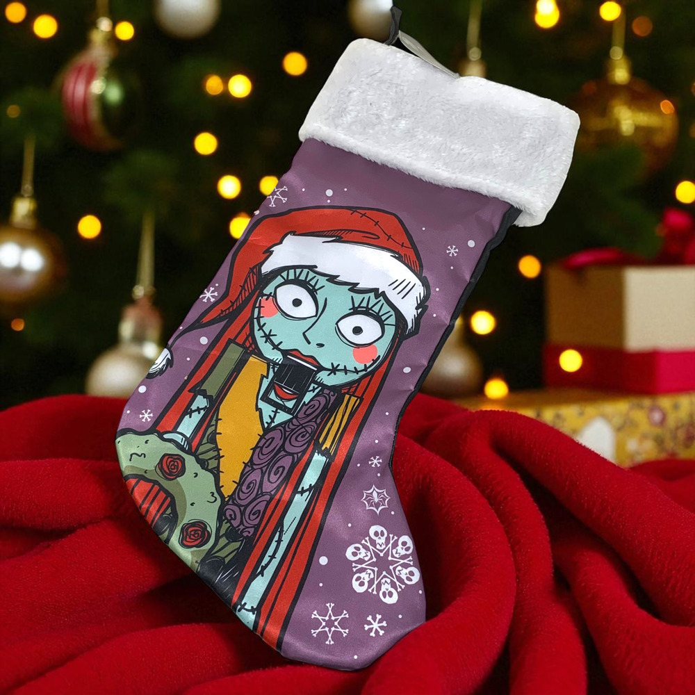 NEW Nightmare Before Christmas SALLY Happy Holidays Stocking Tim Burton Ruz NWT